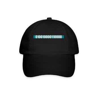 Langage de programme de code binaire - Casquette classique - noir/noir - Devant