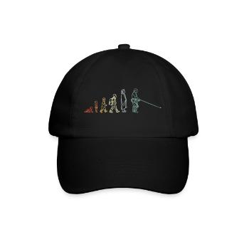 Développement Pêche - Casquette classique - noir/noir - Devant