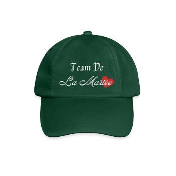 team de la Mariée - Casquette classique - vert bouteille - Devant