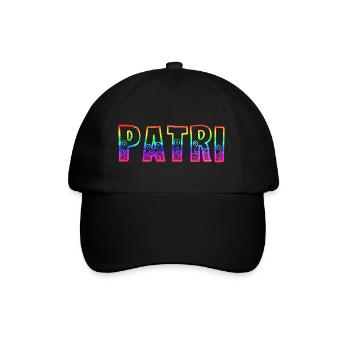 Patri RS Arc-en-ciel - Casquette classique - noir/noir - Devant