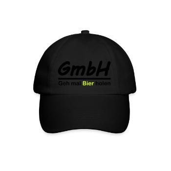 gmbh - Baseballkappe - Schwarz/Schwarz - Vorne
