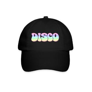 Disco - Baseballkappe - Schwarz/Schwarz - Vorne