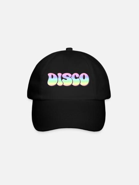 Disco - Baseballkappe - Schwarz/Schwarz