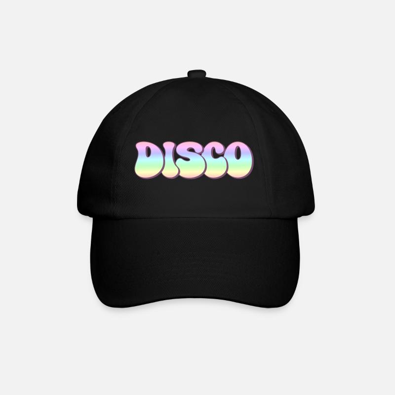 Disco - Baseballkappe - Schwarz/Schwarz