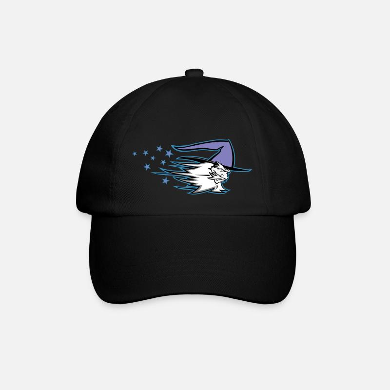 wizard - Baseballkappe - Schwarz/Schwarz