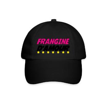 FRANGINE d'amour - Casquette classique - noir/noir - Devant