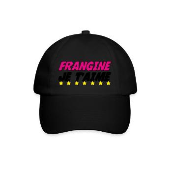 SCHWESTER, ICH LIEBE DICH - Baseballkappe - Schwarz/Schwarz - Vorne