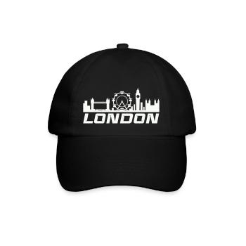 Skyline de Londres - Casquette classique - noir/noir - Devant