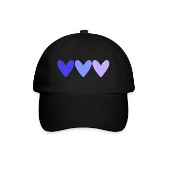 PAAR. GERADE VERHEIRATET. Junggesellinnenabschied. VALENTINSTAG. LIEBE. - Baseballkappe - Schwarz/Schwarz - Vorne