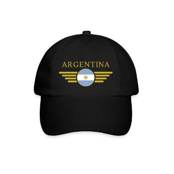 I Love Argentina, Elegance Style Design T-Shirt - Baseball Cap - black/black - Front