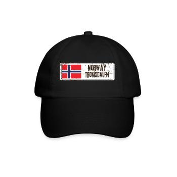 Tromsdalen Norway - Baseball Cap - black/black - Front