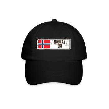 Ski Norvège - Casquette classique - noir/noir - Devant