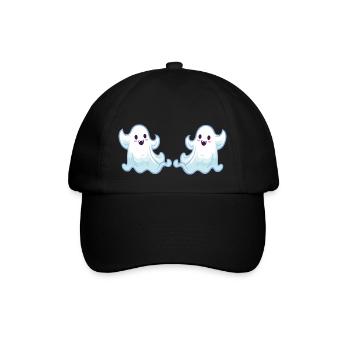 Ghost Ghost Cartoon 2 - Baseball Cap - black/black - Front