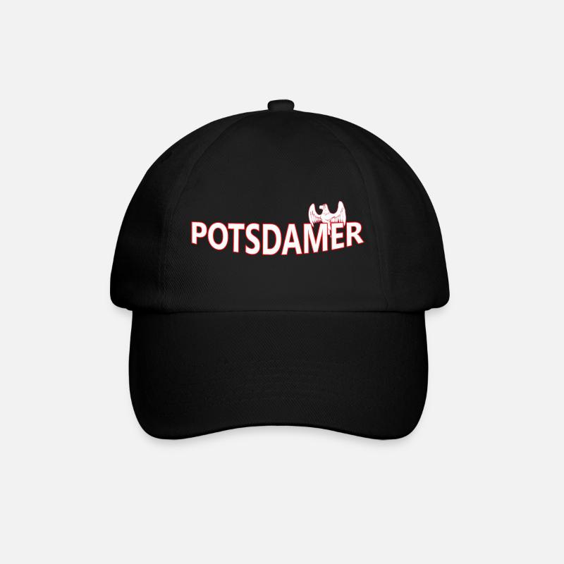 POTSDAMER - Baseballkappe - Schwarz/Schwarz