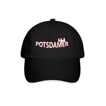 POTSDAMER - Baseballkappe - Schwarz/Schwarz - Vorne
