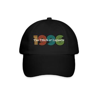 30e anniversaire du millésime 1996 - Casquette classique - noir/noir - Devant
