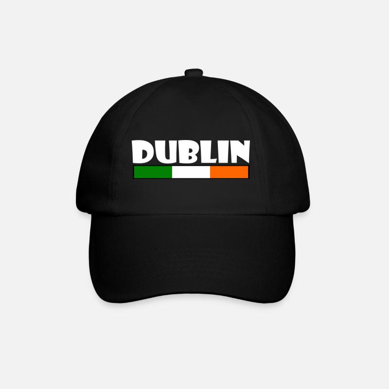 Dublin - Baseballkappe - Schwarz/Schwarz