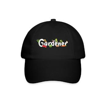 Gardener Gardener Garden - Baseball Cap - black/black - Front