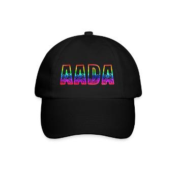 aada rs arc-en-ciel - Casquette classique - noir/noir - Devant