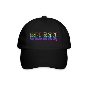 gelson rs arc-en-ciel - Casquette classique - noir/noir - Devant