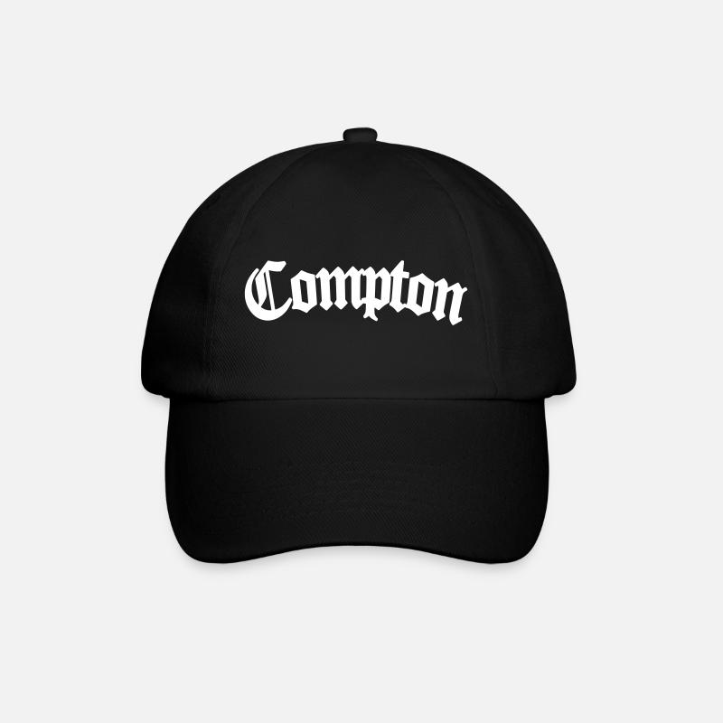 Compton - Baseball Cap - black/black
