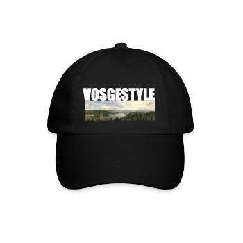 Vogesenstil - Baseballkappe - Schwarz/Schwarz - Vorne