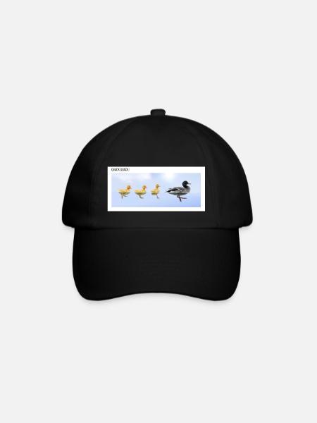 Duck Quack Quack - Baseball Cap - black/black