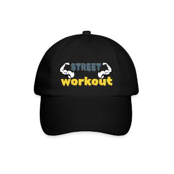 Street Workout - Baseball Cap - black/black - Front