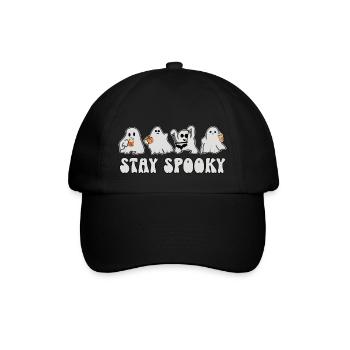 Ghosts Halloween - Stay Spooky - Baseball Cap - black/black - Front
