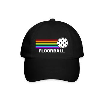 Floorball Unihoc Joueur de floorball Bandy - Casquette classique - noir/noir - Devant