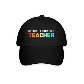 Special Needs School Teacher Special Education Pedagogue - Baseball Cap - black/black - Front