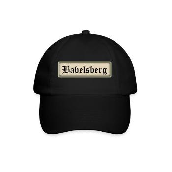 BABELSBERG - Baseballkappe - Schwarz/Schwarz - Vorne