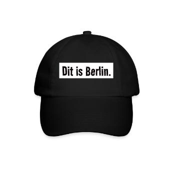 This is Berlin. Urban. City. capital. Verdict - Baseball Cap - black/black - Front