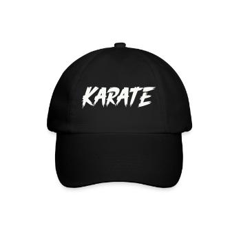 Karate - Baseballkappe - Schwarz/Schwarz - Vorne