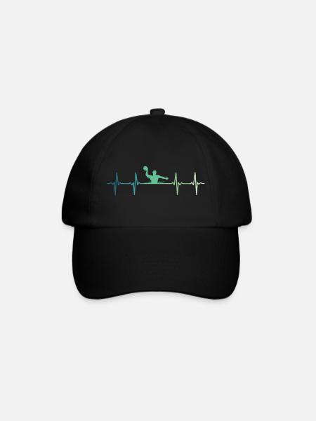 Water polo Heartbeat Water polo - Baseball Cap - black/black