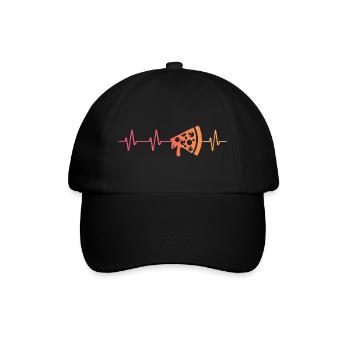 Pizza Sunset Heartbeat of Pizza - Baseball Cap - black/black - Front