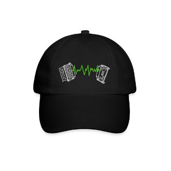 Accordeon - Casquette classique - noir/noir - Devant