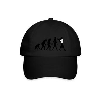 evolution_kellnerin_122013_a_2c - Baseballkappe - Schwarz/Schwarz - Vorne