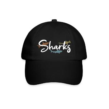 Haie - Baseballkappe - Schwarz/Schwarz - Vorne