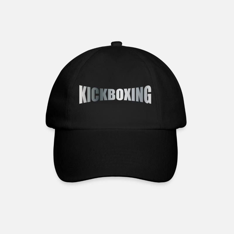 KICKBOXING - Baseballkappe - Schwarz/Schwarz