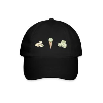Rêve de pistache - Casquette classique - noir/noir - Devant
