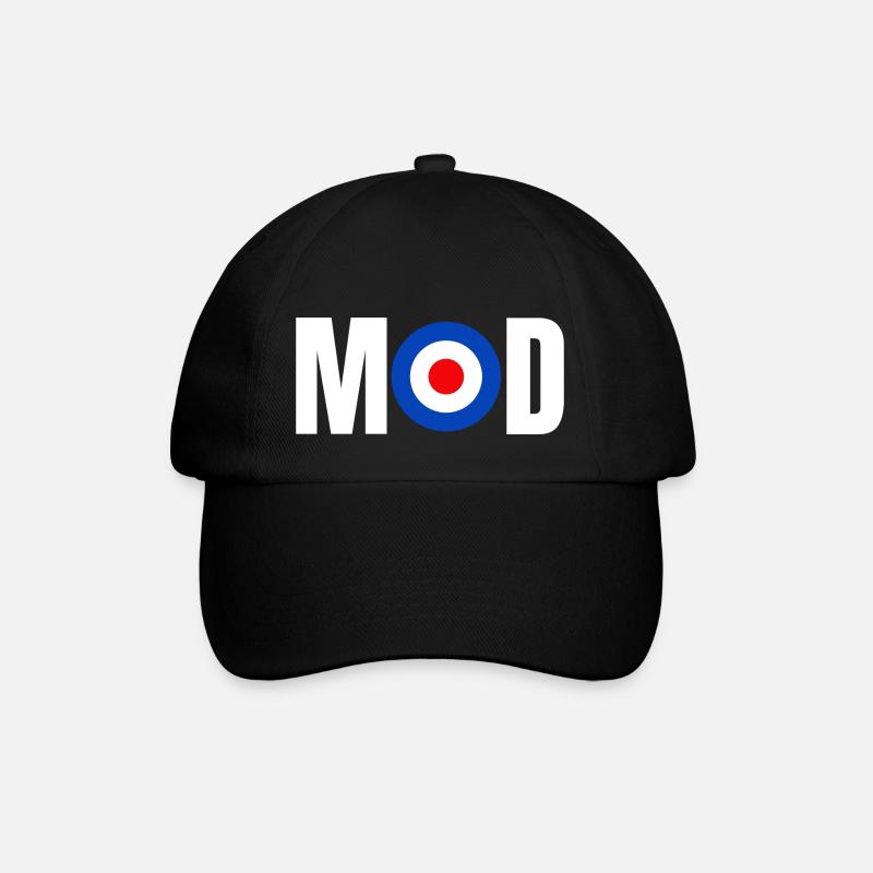 Mod - Baseballkappe - Schwarz/Schwarz