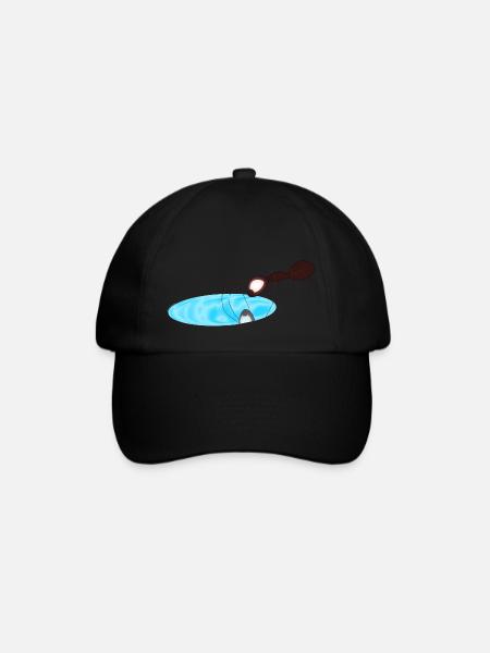 Ameise - Baseballkappe - Schwarz/Schwarz