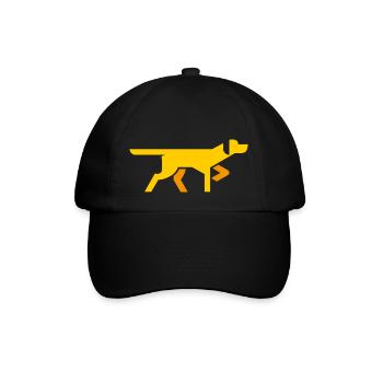 dog - Baseball Cap - black/black - Front