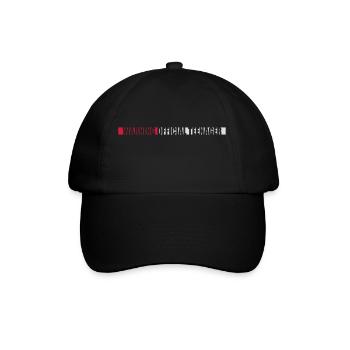 avertissement citation officielle d’adolescent - Casquette classique - noir/noir - Devant