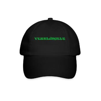 VERKLÜNGELT2 - Baseballkappe - Schwarz/Schwarz - Vorne