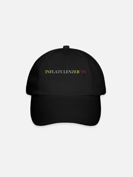 Inflatulenzer*In - Baseballkappe - Schwarz/Schwarz