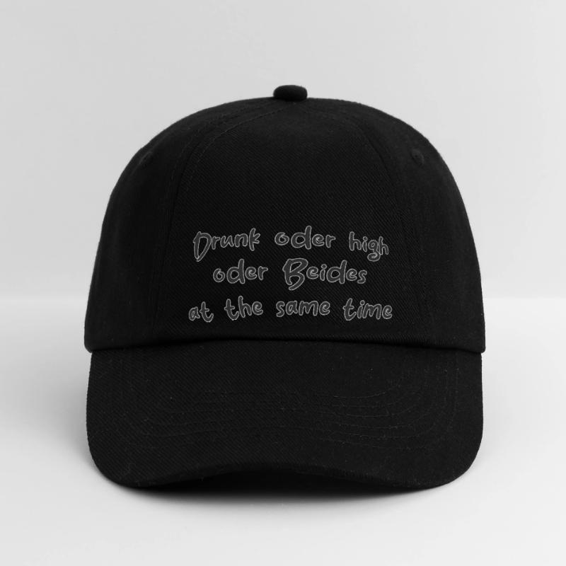 Drunk oder High oder Beides at the same Time Baseballkappe
