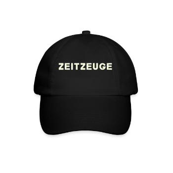 Zeitzeuge - Baseballkappe - Schwarz/Schwarz - Vorne