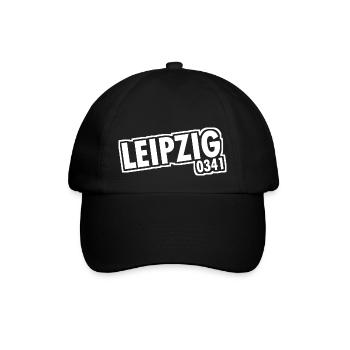 Leipzig - 0341 - Indicatif régional - Saxe - Casquette classique - noir/noir - Devant